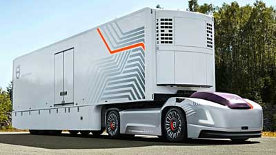 Self-driving Volvo Truck